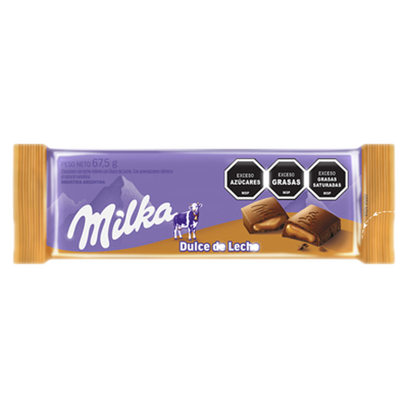Chocolate Milka Dulce De Leche 67 G