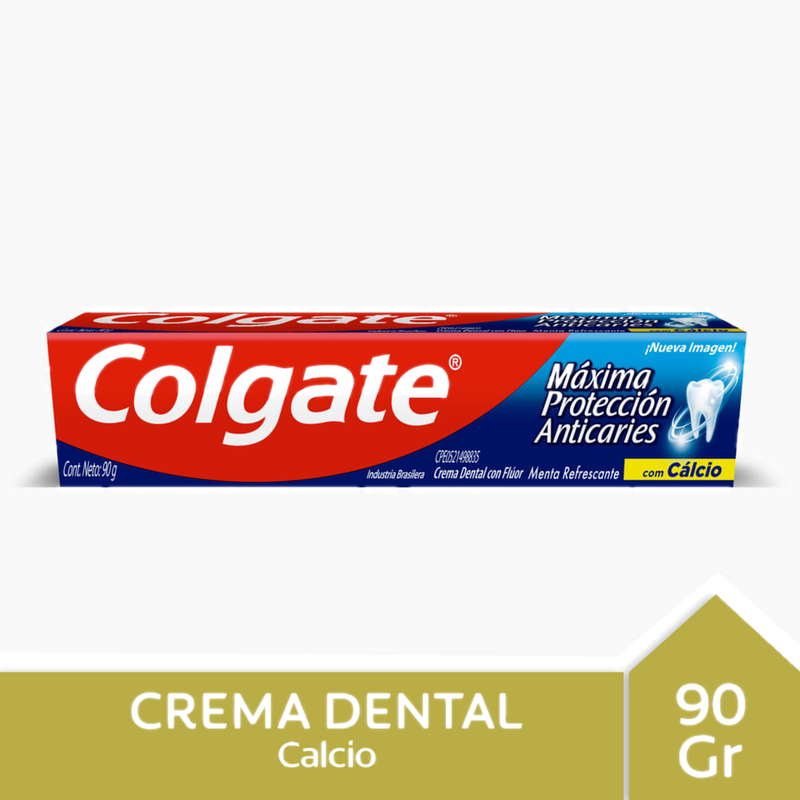 Pasta De Dientes Colgate Máxima Protección Anticaries Original 90 G