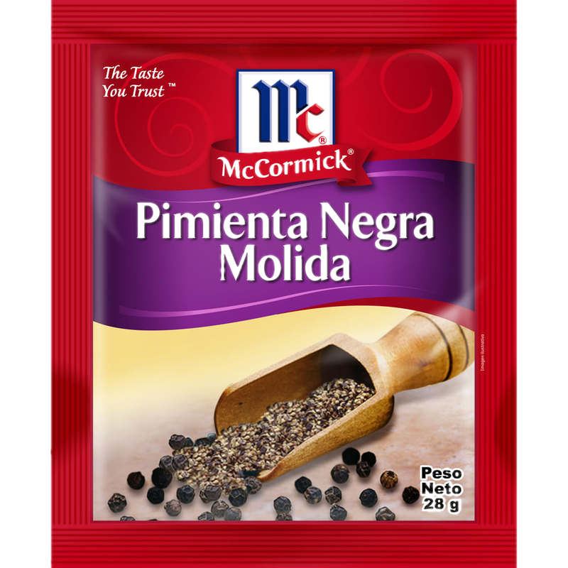 Pimienta Negra Mccormick Molida 28 G