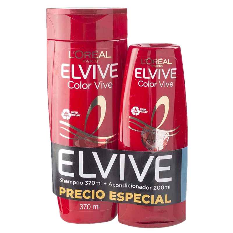 Pack Elvive Colorvive Shampoo 370 Ml + Acondicionador 200 Ml