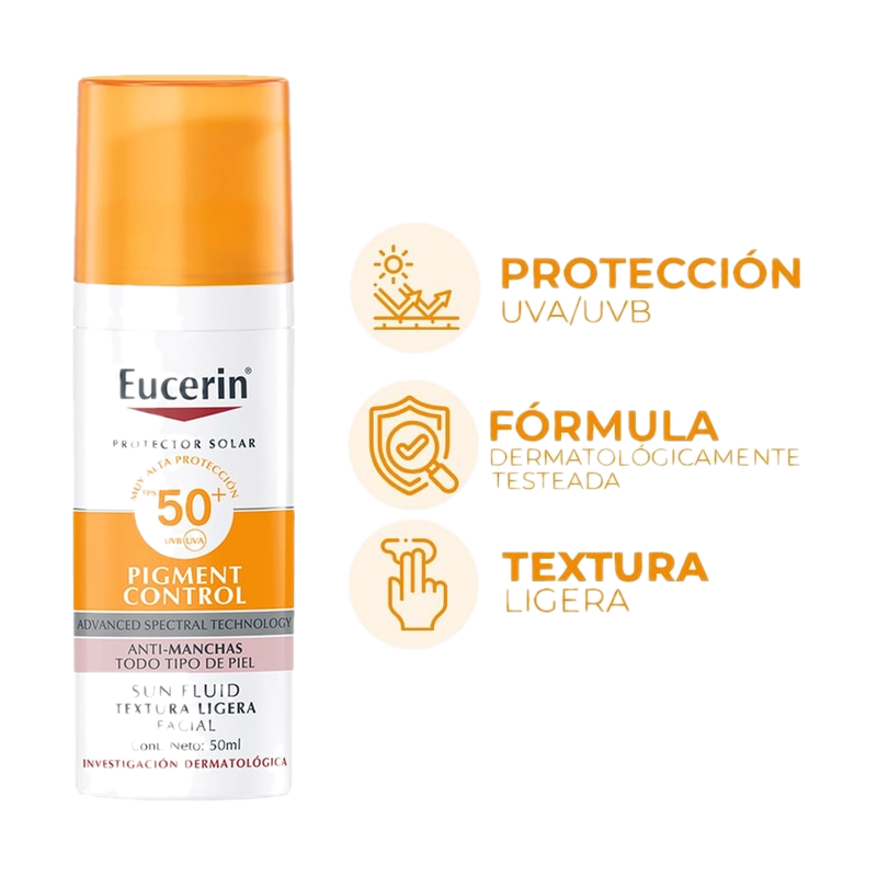 Protector Solar Eucerin Antipigmento Fps50+ 50 Ml