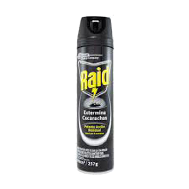 Raid Extermina Cucarachas Negro Aerosol 305 G/360 Cm