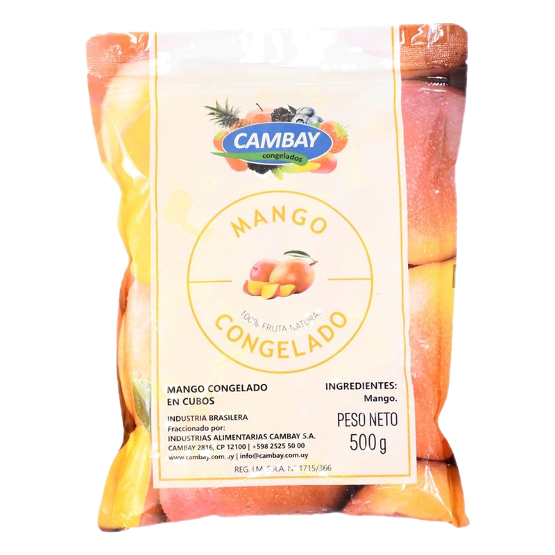 Mango Congelado En Cubos Cambay 500 G