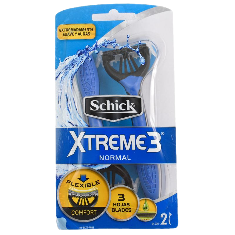 Maquina De Afeitar Schick Xtreme 3 2 Piel Normal Blister