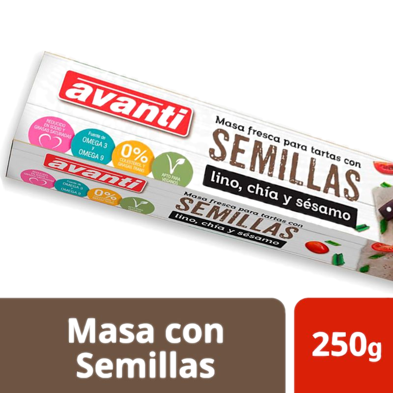 Masa Avanti Para Tartas Con Semillas 250 G