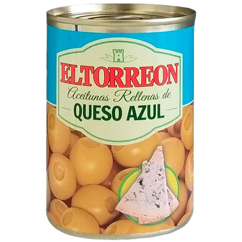 Aceitunas El Torreon Con Queso Azul 300 G