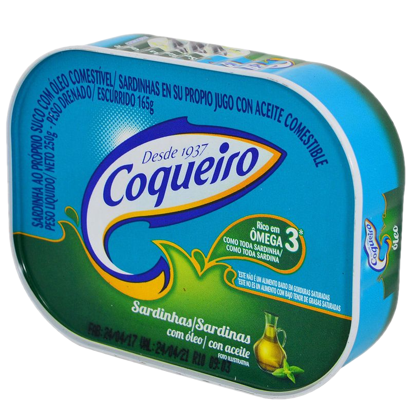 Sardina En Aceite Coqueiro 250 G