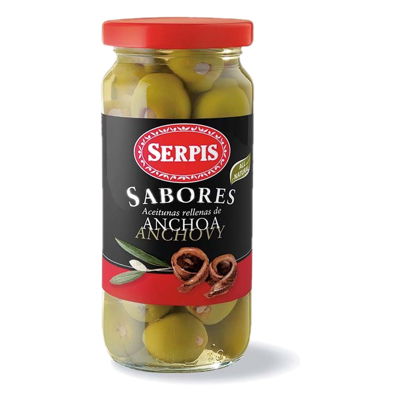 Aceitunas Serpis Con Anchoas 235 G