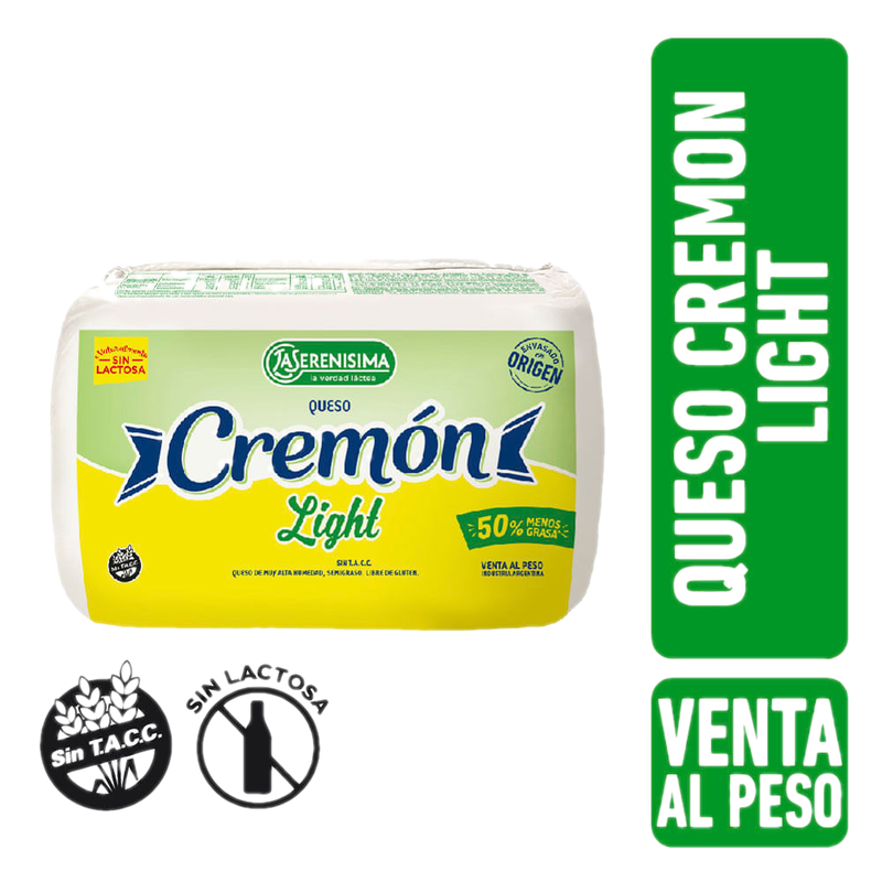 Queso Cremon Light La Serenisima 500 G