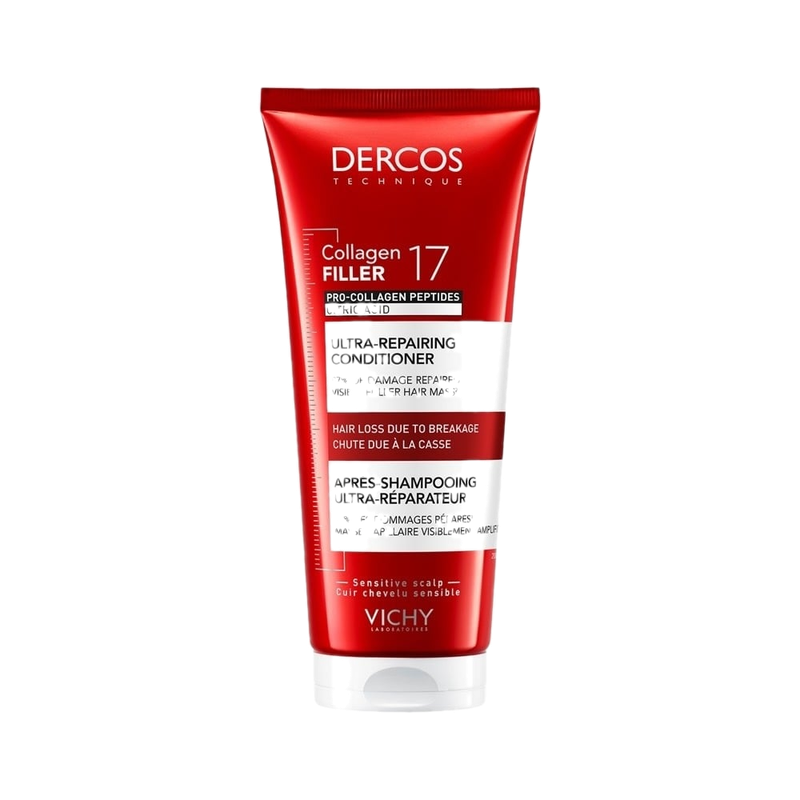 Acondicionador Dercos Collagen Peptide 17 Ultra Repairing 200 Ml