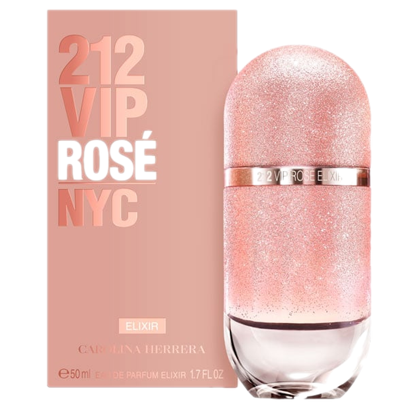 Perfume Carolina Herrera 212 Vip Rose Elixir Femme Edp 50 Ml