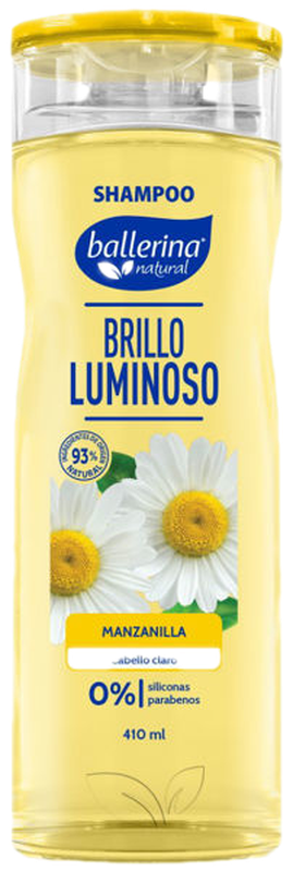 Ballerina Shampoo Brillo Luminoso Manzanilla 410 Ml