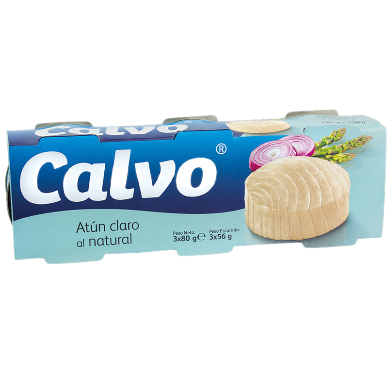 Pack Atún Al Natural Calvo 3 Unidades