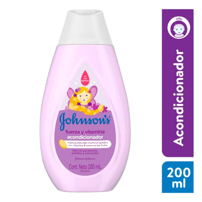 Acondicionador Johnson's Fuerza Y Vitalidad 200 Ml