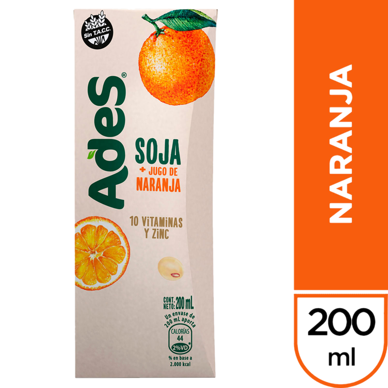 Jugo Ades Naranja 200cc