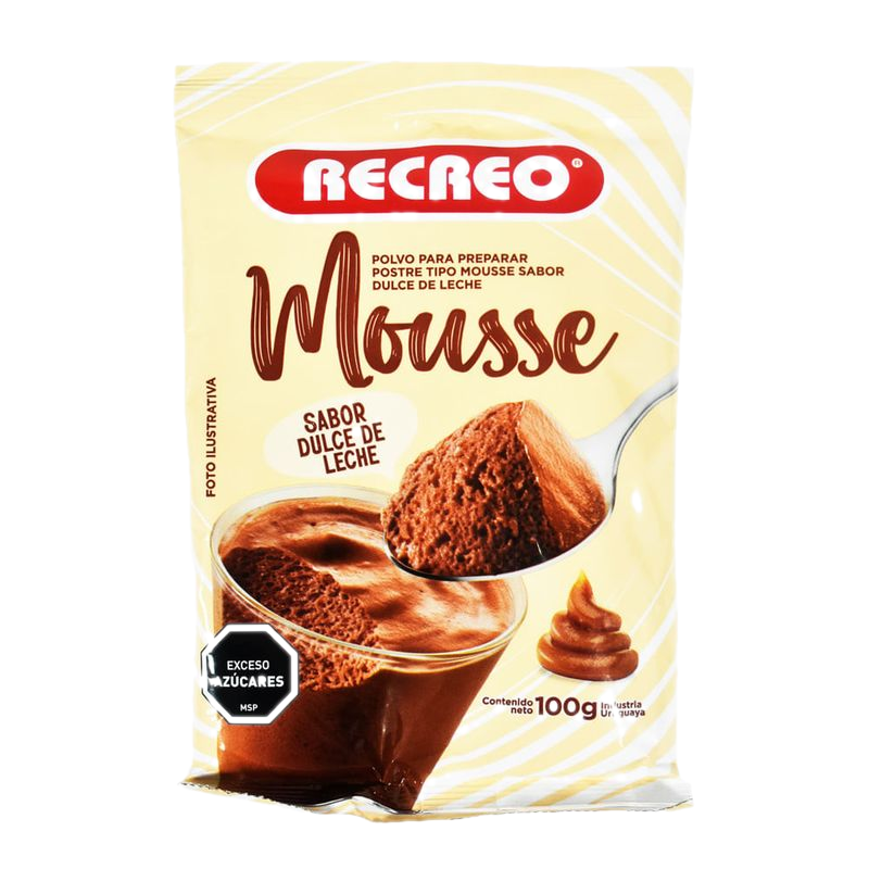 Mousse Dulce De Leche Recreo 100 G
