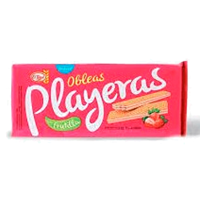 Obleas Playeras Frutilla 80 G