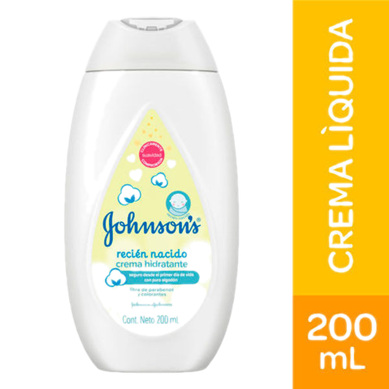 Johnsons Crema Corporal Recien Nacido 200 Ml
