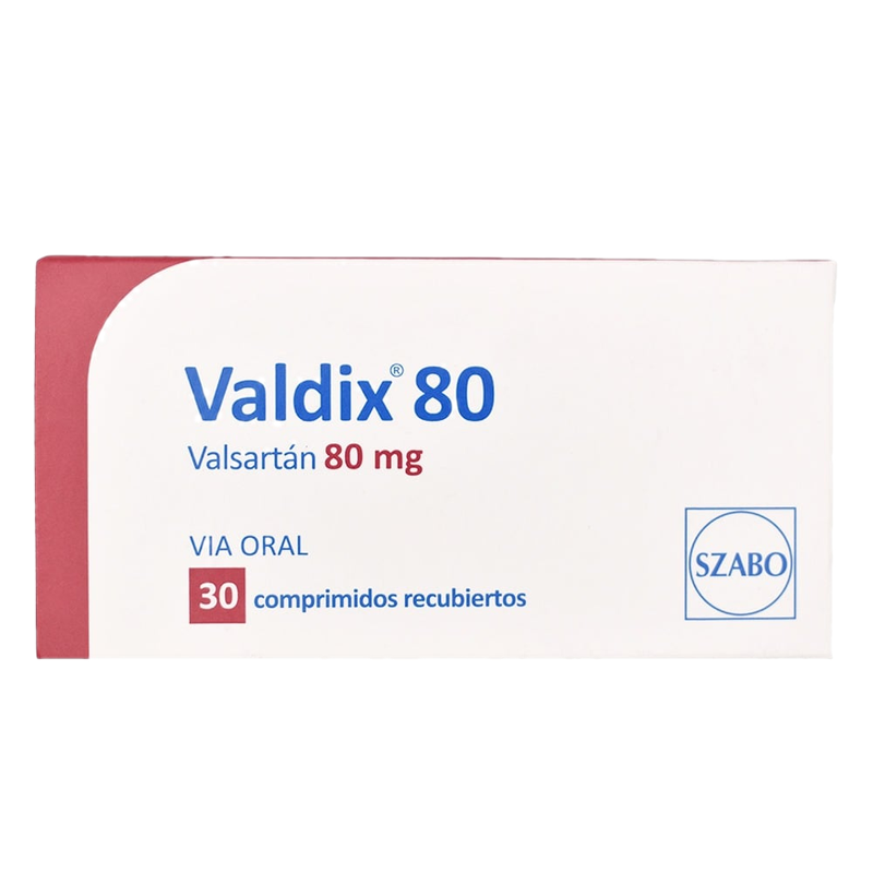 Valdix 80 Mg 30 Comprimidos Recubiertos