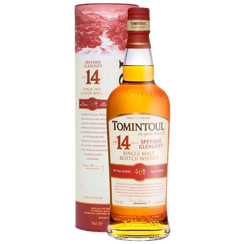 Whisky Escocés Tomintoul 14 Años 700 Ml