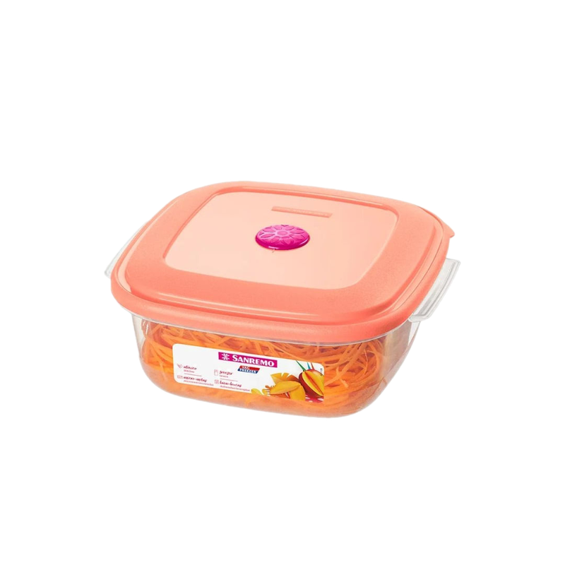 Pote San Remo 460-2 Cuadrado, Flor 2500 Ml Hermetico
