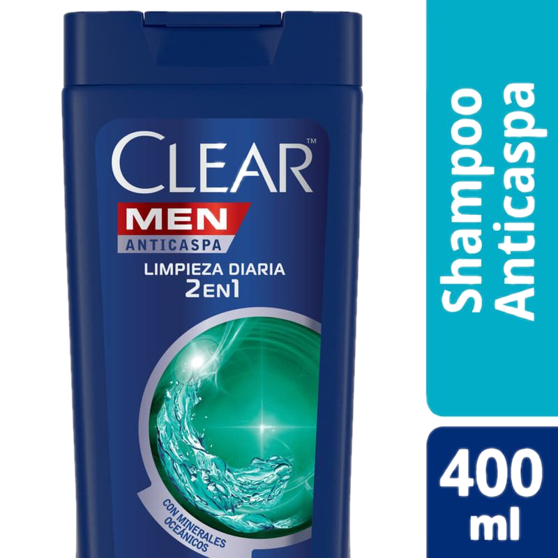 Shampoo Effect Clear Dual 2 En 1 400 Ml