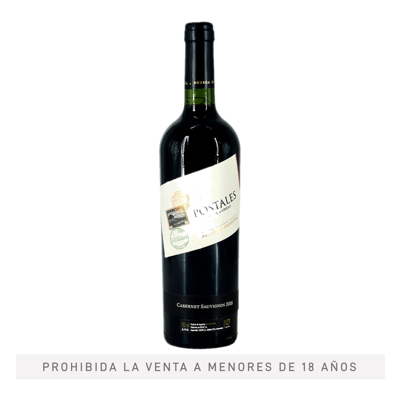 Vino Postales Del Fin Del Mundo Tinto Cabernet Sauvignon 750 Ml