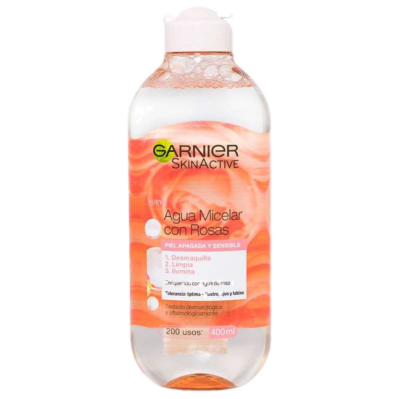 Agua Micelar Garnier Rose 400 Ml