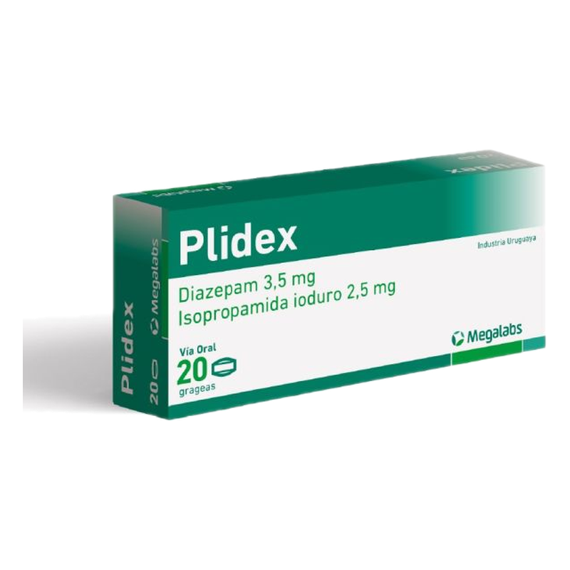 Plidex X 20 Grageas