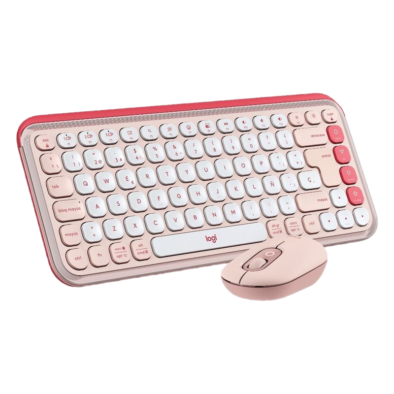 Combo Logitech Pop Icon Rose