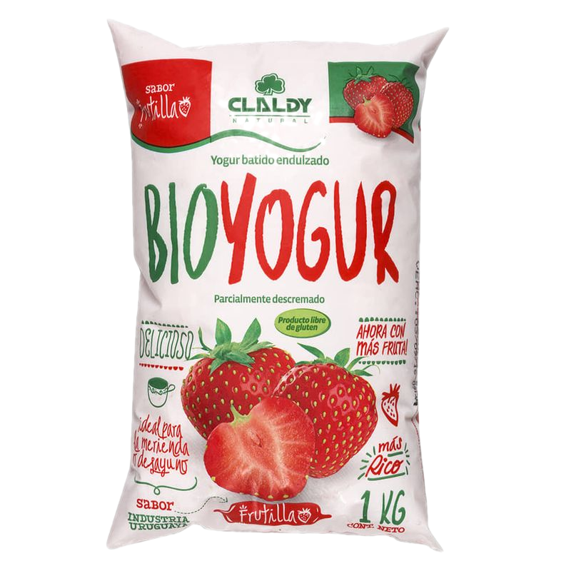 Yogur Bebible Claldy Frutilla 1 L