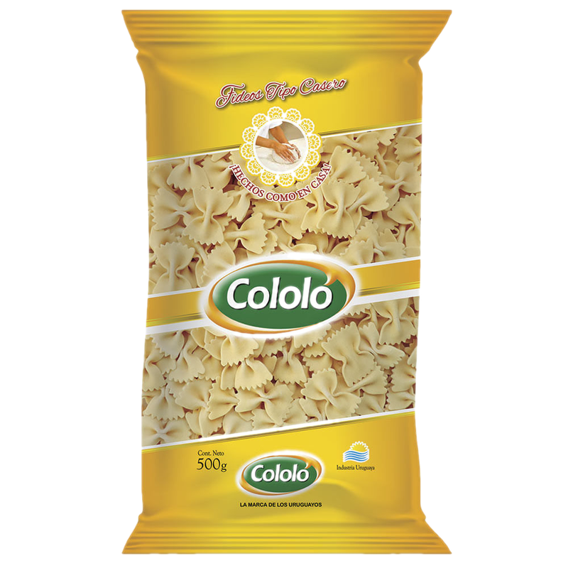 Fideos Cololó Corbatas Tipo Casero 500 G
