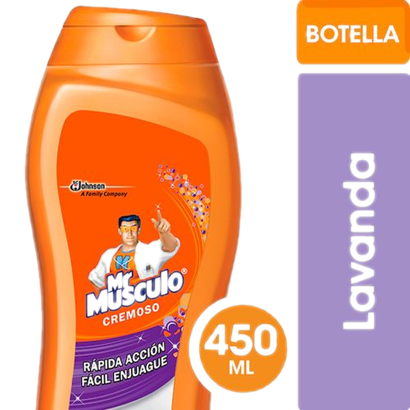 Limpiador Mr Musculo Crema Lavanda 450cc