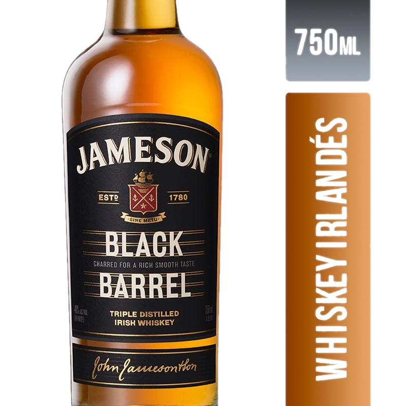 Whisky Irlandés Jameson Black Barrel 750 Ml