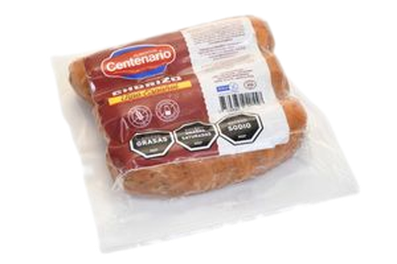 Chorizo Colorado Tipo Español Centenario Al Vacío 3 Unidades