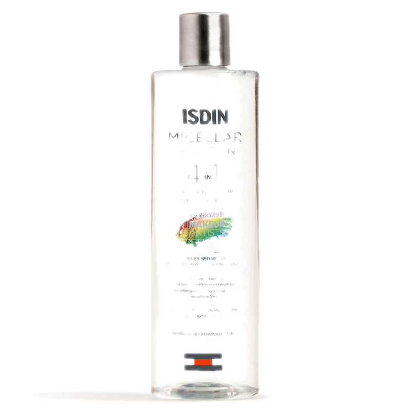 Agua Micelar Isdin Micellar Solution 4 En 1 Limpiadora Y Desmaquillante 400 Ml