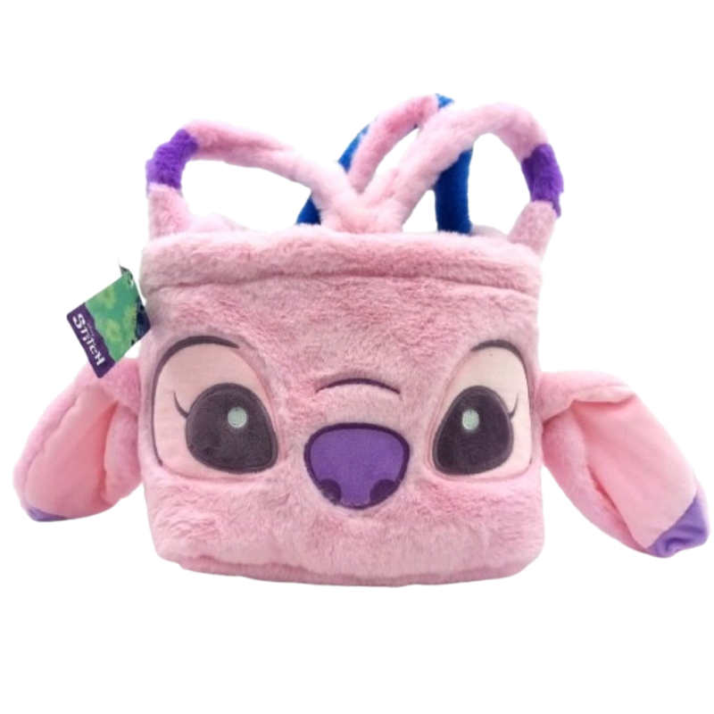 Bolso Disney Stitch Reversible 28 Cm Colores Surtidos