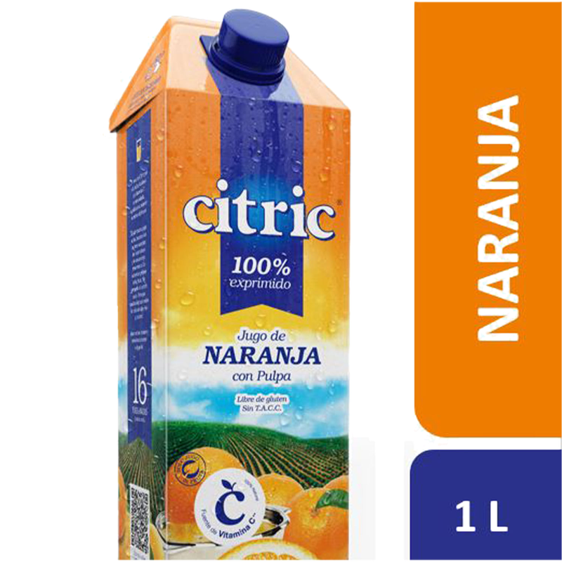 Jugo Citric Naranja 1 L