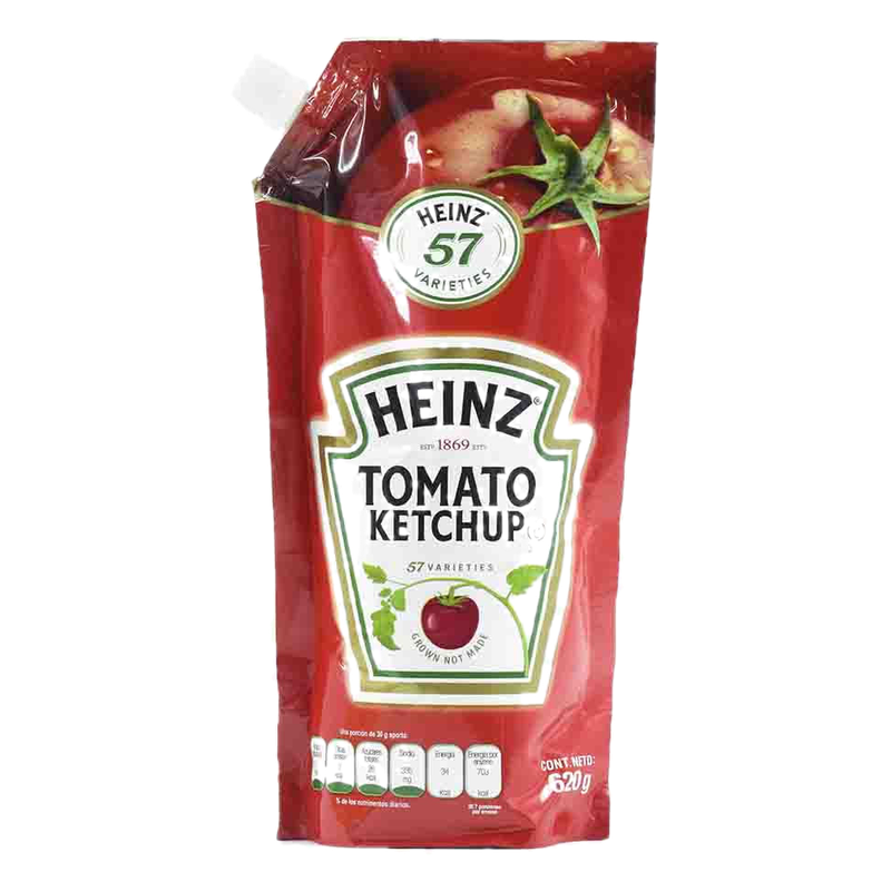 Salsa Ketchup Doypack Heinz 620 G
