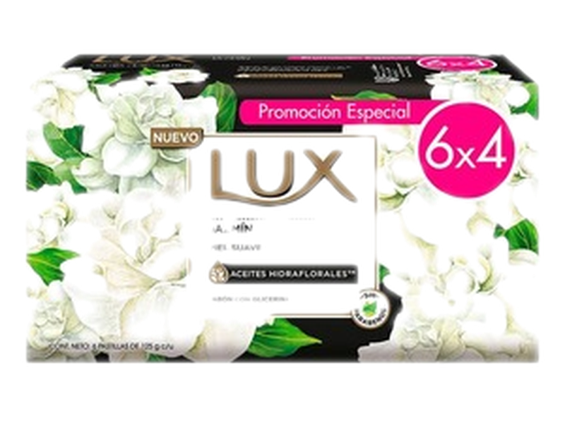 Jabon De Tocador Lux Jazmin 125 G 6x4