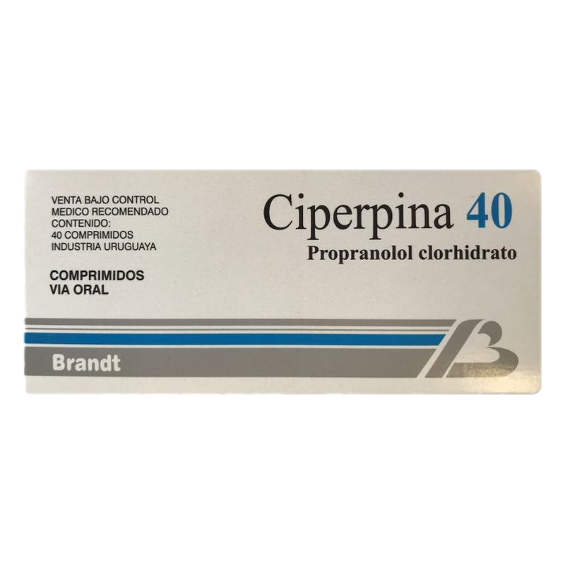 Ciperpina 40 Mg X 40 Comprimidos