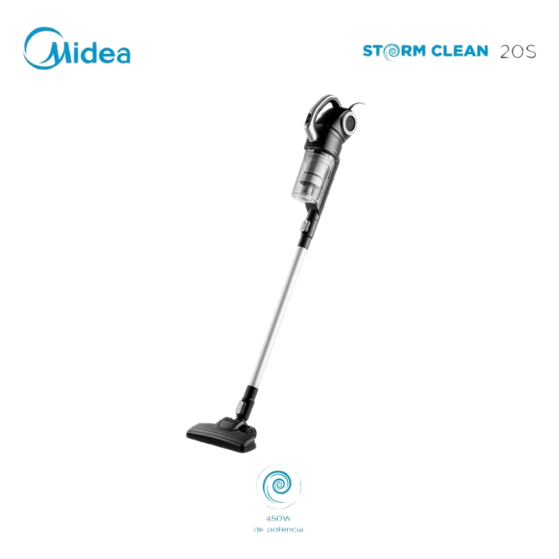 Aspiradora Midea 2 En 1 Ciclónica Storm Clean 20s 450w Con Accesorios