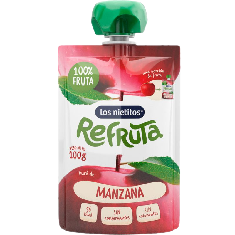 Merienda Refruta Los Nietitos Manzana 100 G