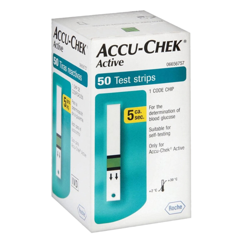Accu Chek Active X 50 Tiras