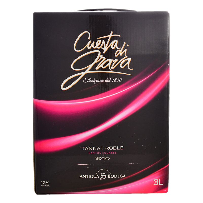 Vino Cuesta Di Grava Roble Tinto Tannat 3 L