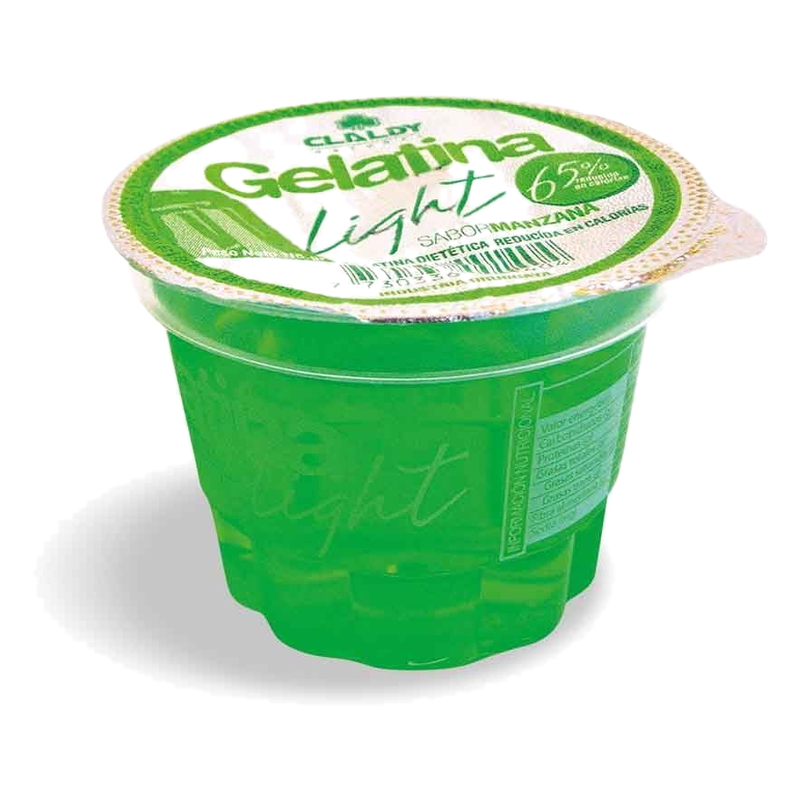 Gelatina Light Claldy Sabor Manzana 115 G
