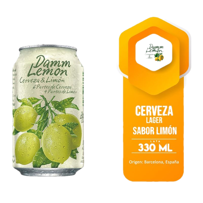Cerveza Damm Lemon Lata 330 Ml