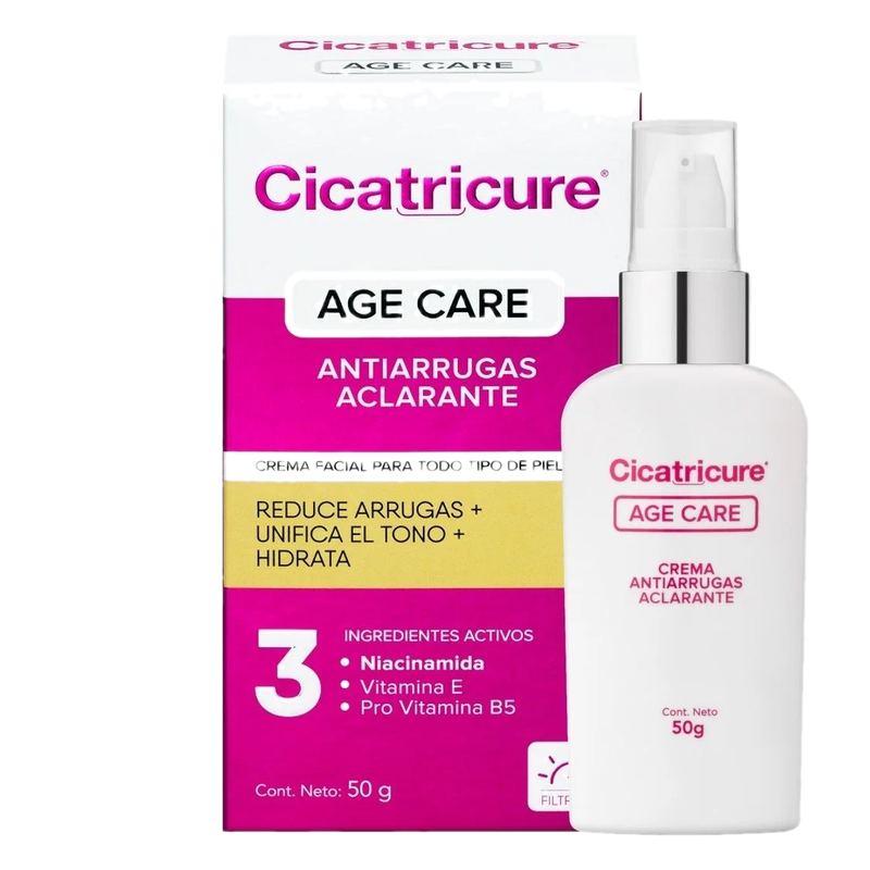 Crema Facial Cicatricure Age Care Aclarante 50 Ml