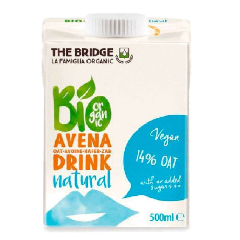 Bebida Avena The Bridge Orgánica 500 Ml