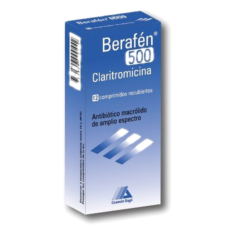 Berafen 500 Mg X 12 Comprimidos